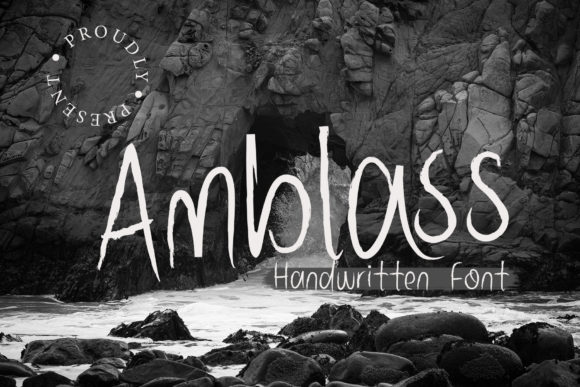 Amblass: The Brushed Handwritten Font