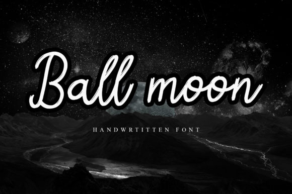 Ball Moon: Modern Script for Branding