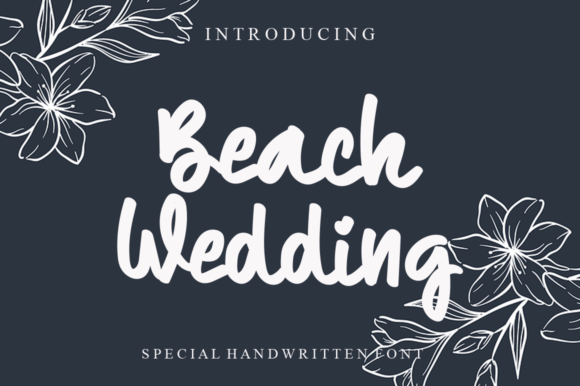 Beach Wedding Font Guide