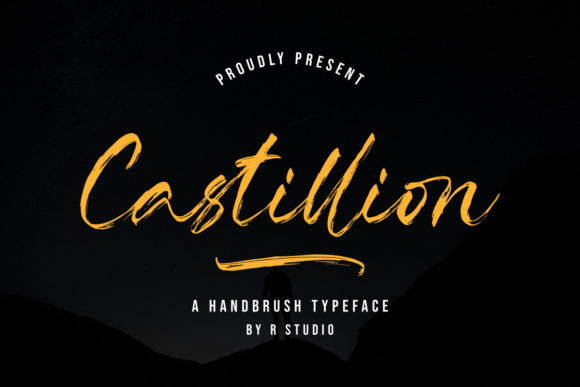 Castillion: Elevating Design with Elegant Brushed Script Typography