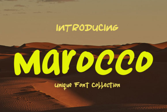 Embracing Playfulness: A Comprehensive Guide to the Marocco Typeface