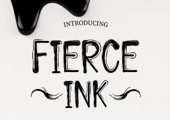 Fierce Ink: A Practical Look at a Brushed Display Font for Modern Design