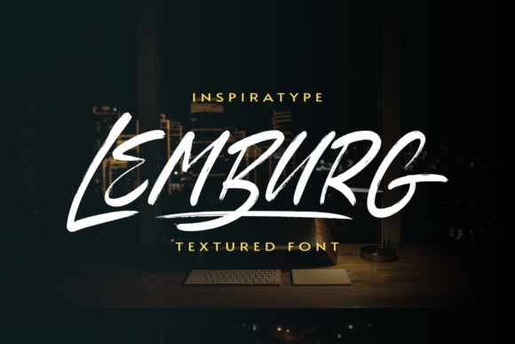 Lemburg: The Brushed Display Font for Modern Urban Design