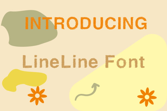 Line Line: Bold Brushed Display Font