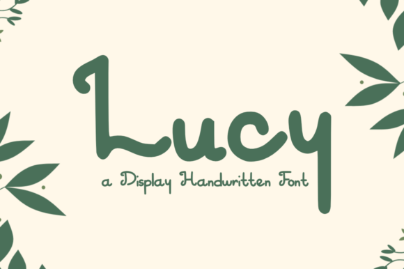 Lucy Font: Elevating Design with a Cute Paint-Brushed Handwritten Style