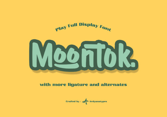 Moontok: Embracing the Warmth of Hand-Brushed Typography in Digital Design