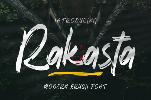 Rakasta Font: The Versatile Brushed Script for Modern Design Projects