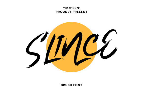 Slince: Elevating Brand Identity with Confident, Brushed Typography