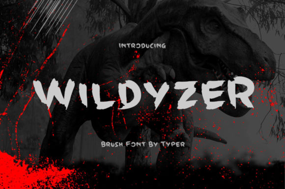 Wildyzer: Elevating Modern Design with Bold, Brushed Typography